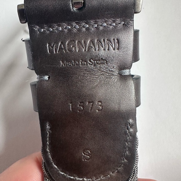 Magnanni Nadal Woven Stretch Belt in Gray - Picture 3 of 7